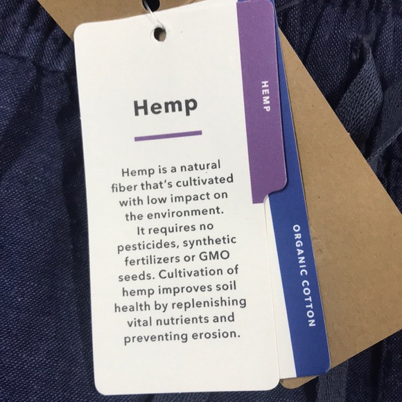 🆕 PATAGONIA Womens MEDIUM Blue Island Hemp Shorts - Picture 6 of 8